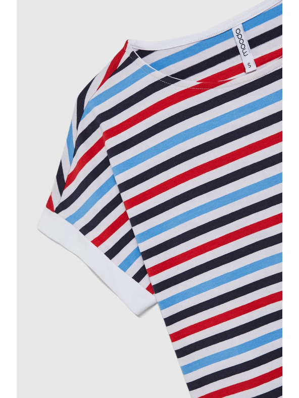 Moodo Дамска раирана тениска