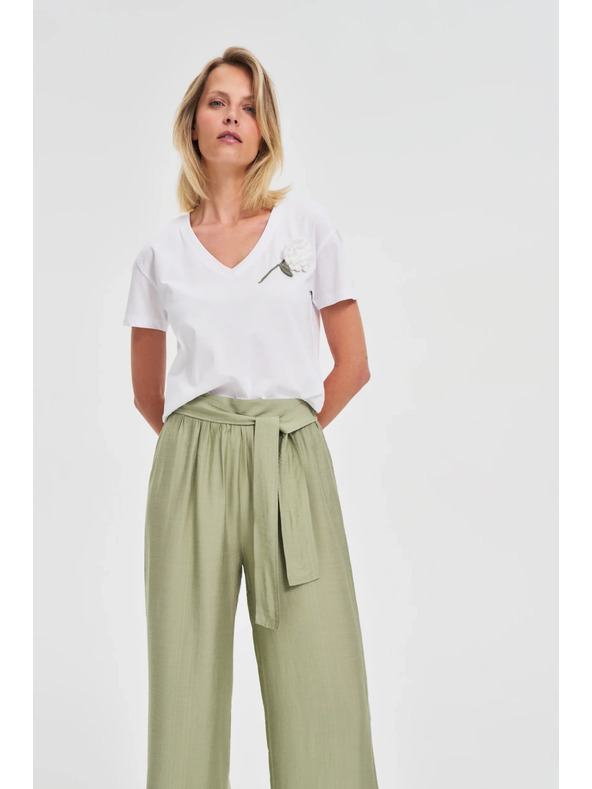 Moodo Дамска тениска Moodo – бяла