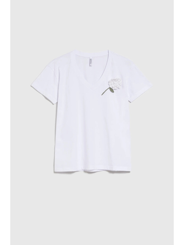 Moodo Дамска тениска Moodo – бяла