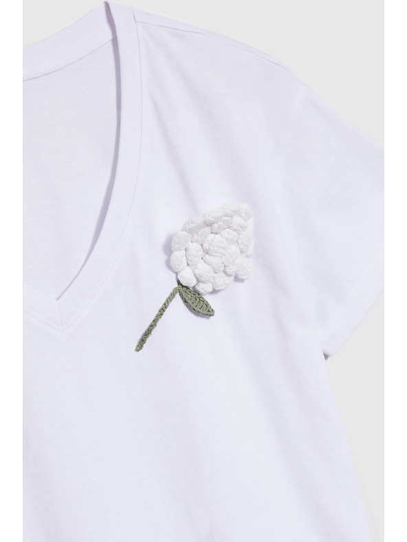 Moodo Дамска тениска Moodo – бяла