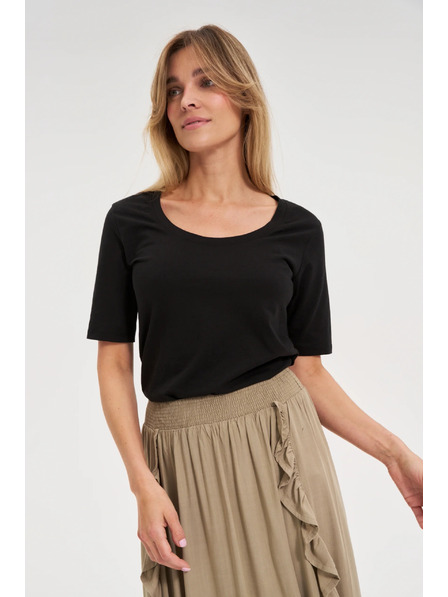 Moodo Дамска тениска Moodo – черна