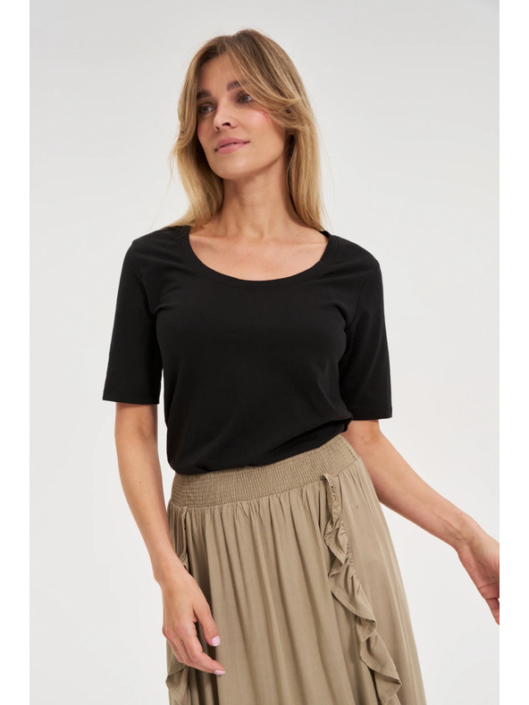 Moodo Дамска тениска Moodo – черна