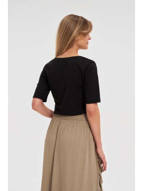 Moodo Дамска тениска Moodo – черна