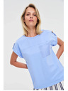 Moodo Дамска тениска Moodo – светлосиня