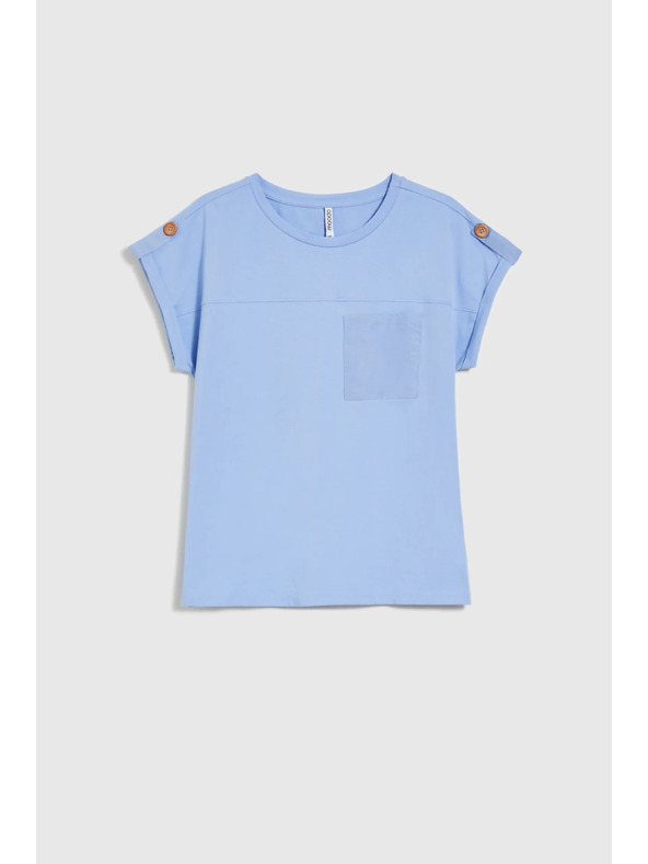 Moodo Дамска тениска Moodo – светлосиня