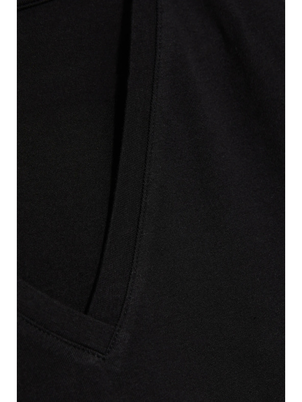 Moodo Черен basic топ с 3/4 ръкав Moodo