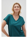 Moodo Дамска тениска Moodo – петролена