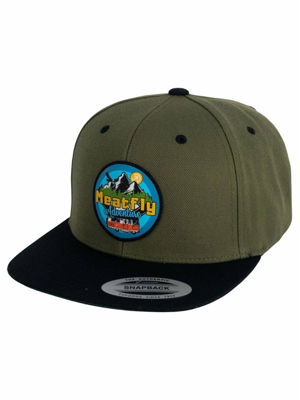 Meatfly Meatfly шапка Flanker Snapback Adventure Olive/Black