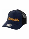Meatfly Meatfly шапка Shaun Trucker Navy / Brown Logo | Кафява | Размер