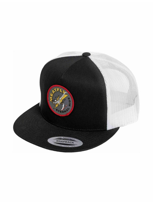 Meatfly Meatfly шапка Thunderbolt Trucker Grey Eternal / Black | Черна |