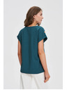 Moodo Дамска тениска Moodo – петролена