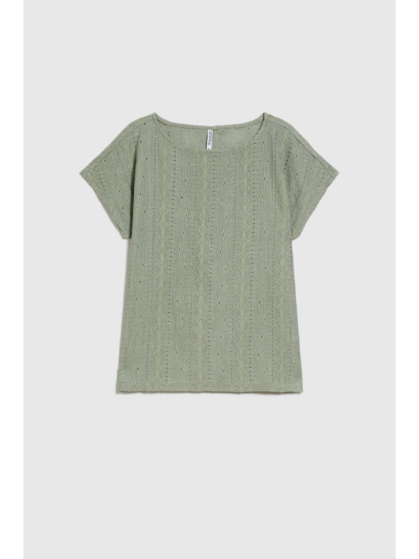 Moodo Дамска тениска Moodo – маслинена