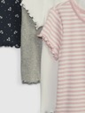 GAP Бебешки ребрести тениски, 4 бр. GAP