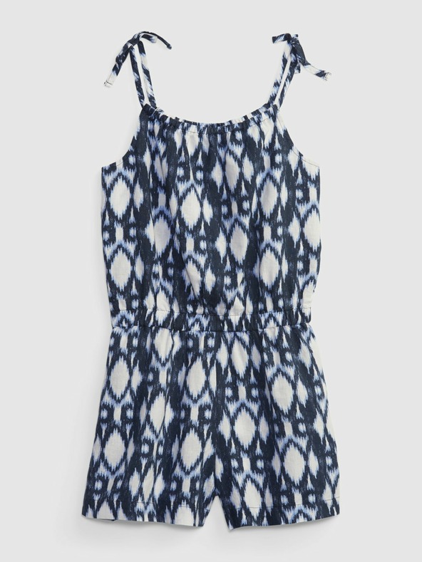 GAP Детски ленен щампован гащеризон GAP