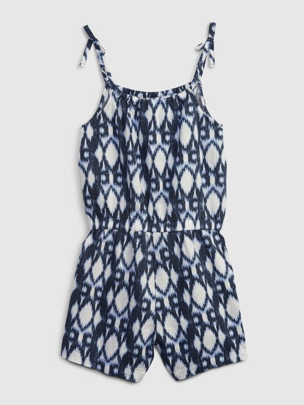 GAP Детски ленен щампован гащеризон GAP