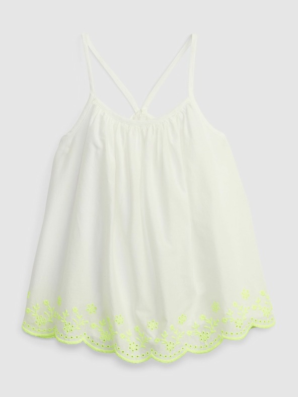 GAP Бебешки платнен топ с мадейра GAP