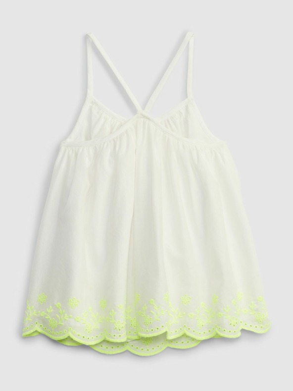 GAP Бебешки платнен топ с мадейра GAP