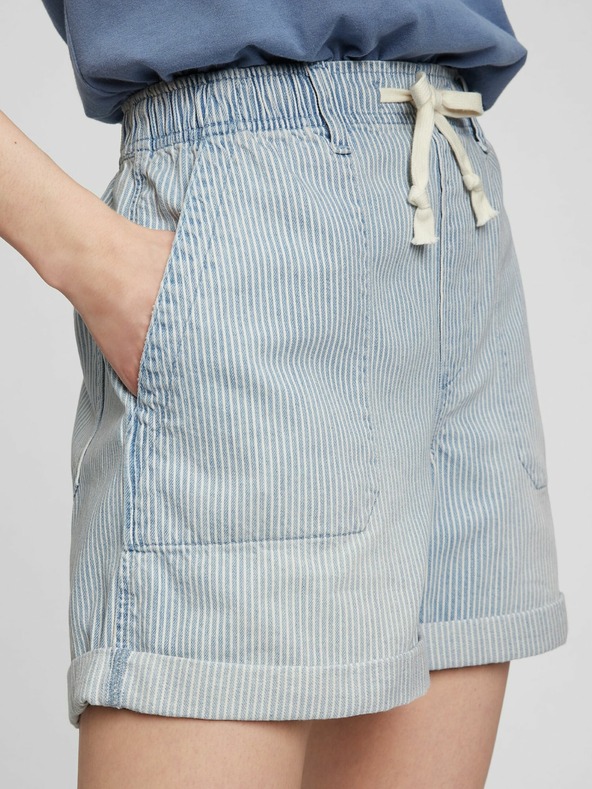 GAP Раирани дънкови къси панталони GAP