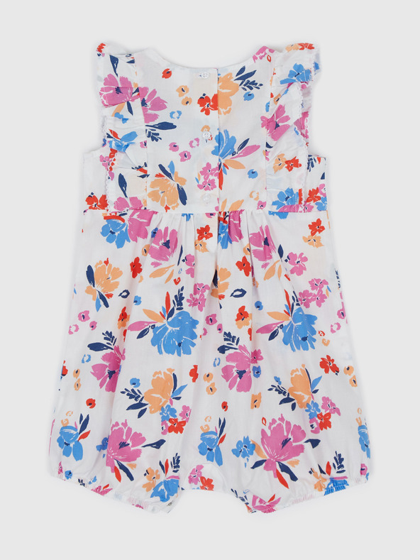 GAP Baby памучен гащеризон на цветя GAP