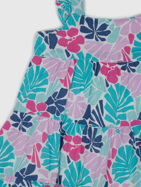 GAP Бебешка цветна рокля с лента за глава GAP