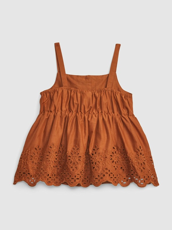 GAP Бебешки потник топ с мадейра GAP