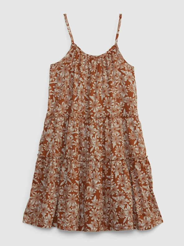 GAP Детска цветна рокля с презрамки GAP