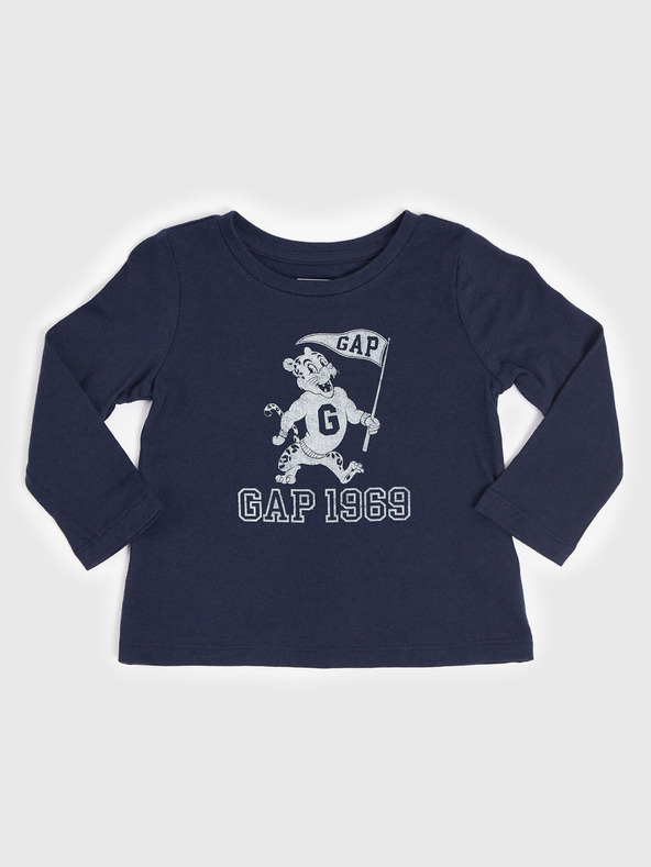 GAP Бебешка органична тениска GAP 1969