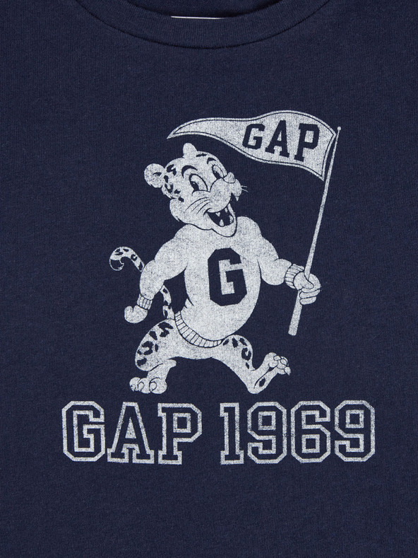 GAP Бебешка органична тениска GAP 1969