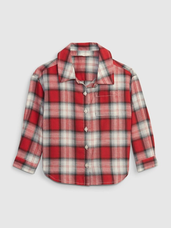 GAP Бебешка фланелена риза GAP