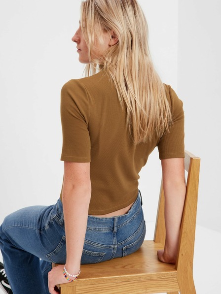 GAP Детска ребрена поло блуза GAP