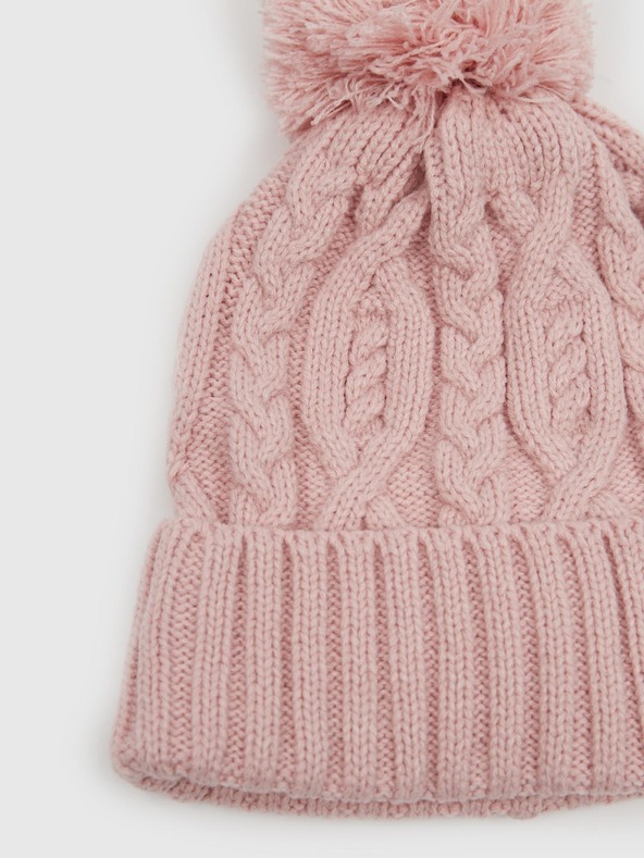 GAP Детска шапка с помпон GAP