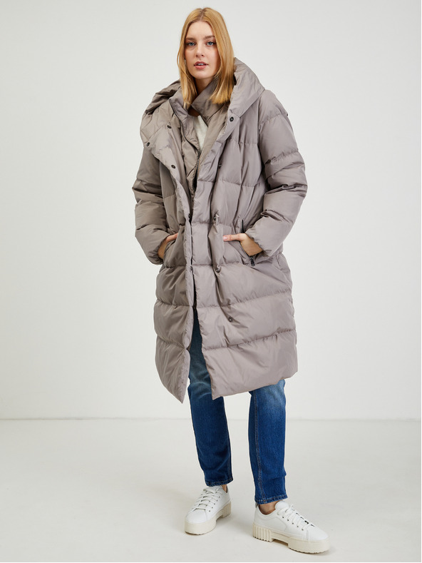 Orsay Сиво дамско пухено палто ORSAY
