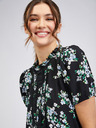 Orsay Черна дамска блуза на цветя ORSAY