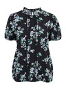 Orsay Черна дамска блуза на цветя ORSAY