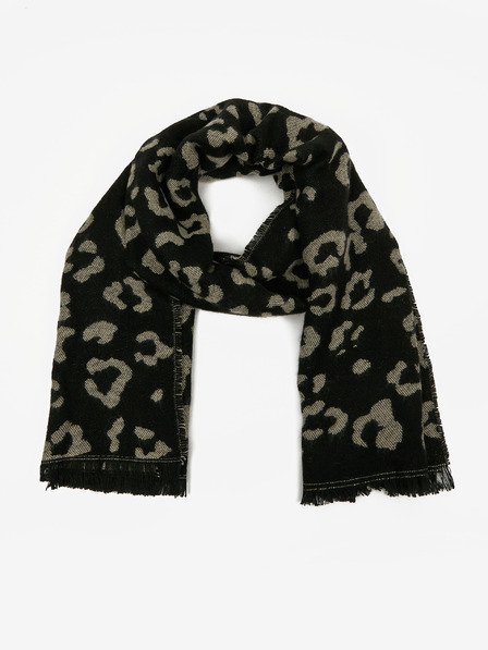 Orsay Черен дамски шал с десен ORSAY