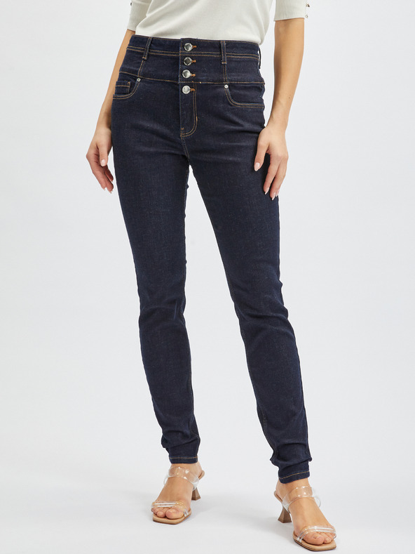 Orsay Тъмносини дамски skinny fit дънки ORSAY