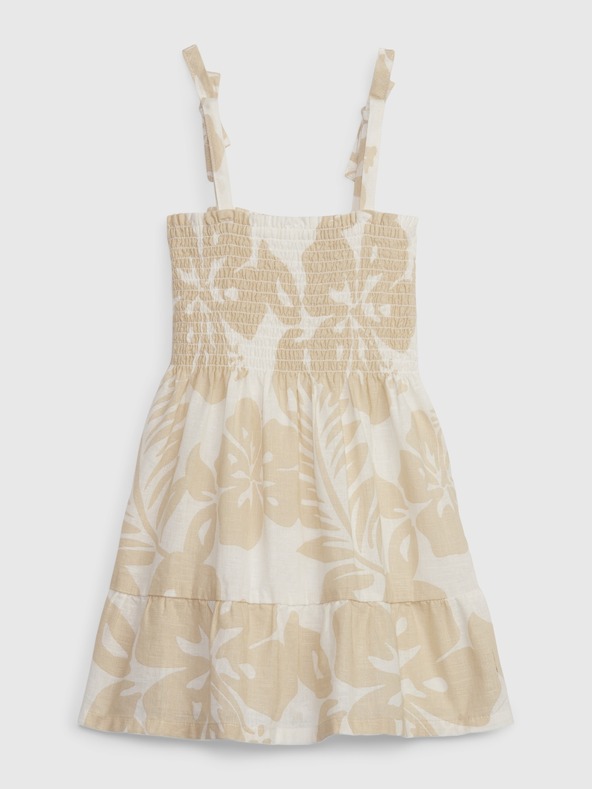 GAP Бебешка ленена рокля GAP