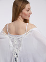 Orsay Бяло дамско парео с дантела ORSAY