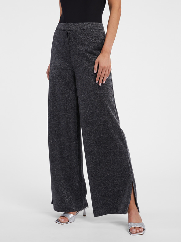 Orsay Тъмносив дамски широк панталон ORSAY