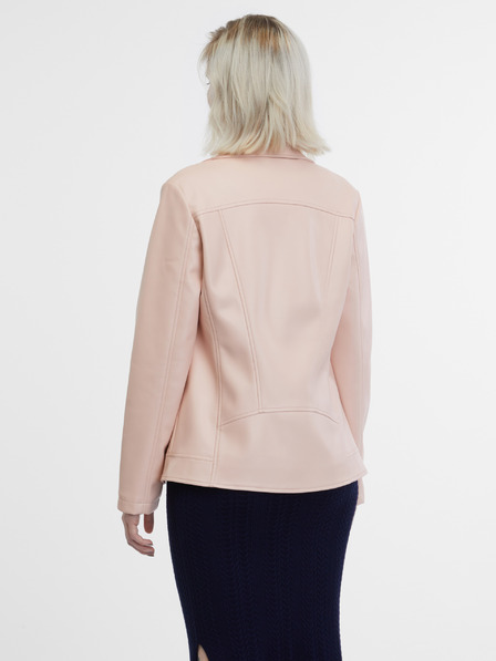 Orsay Светлорозово дамско яке от изкуствена кожа ORSAY