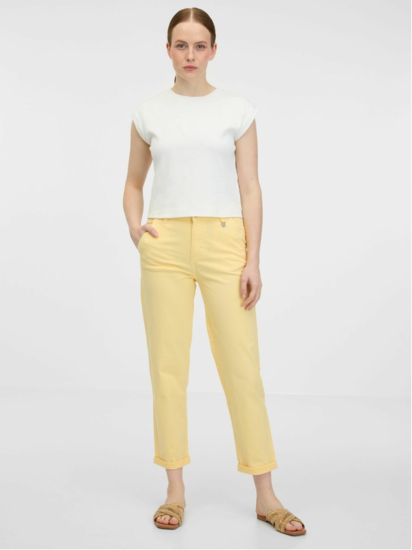 Orsay Жълт дамски панталон ORSAY