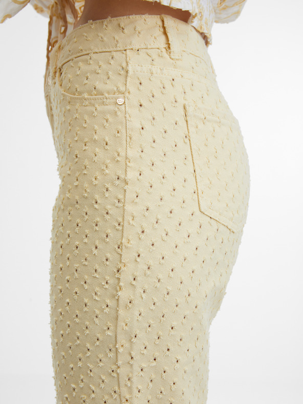 Orsay Жълт дамски панталон ORSAY