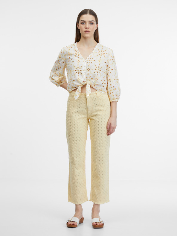 Orsay Жълт дамски панталон ORSAY