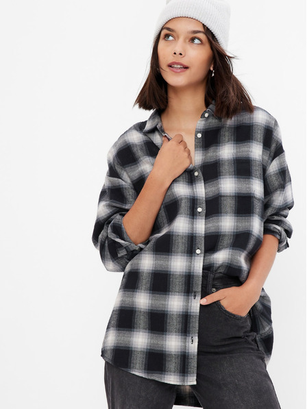 GAP Детска фланелена риза каре органик GAP