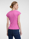 Orsay Розова дамска тениска с къс ръкав ORSAY