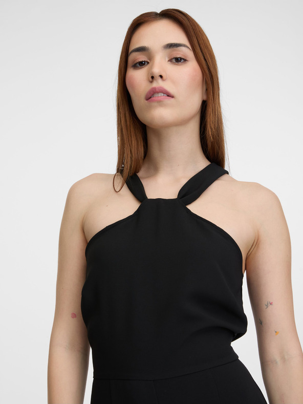 Orsay Черен дамски гащеризон ORSAY