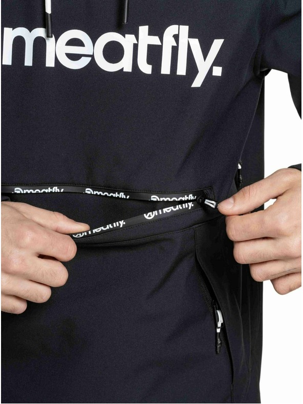 Meatfly Meatfly мъжко softshell яке Jax Black / White |