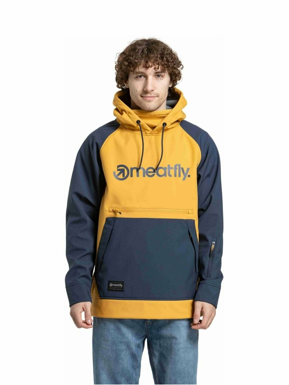 Meatfly Meatfly мъжко softshell яке Jax Saphire Blue / Camel |