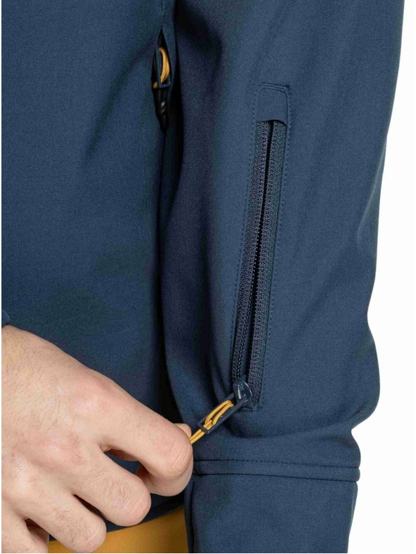 Meatfly Meatfly мъжко softshell яке Jax Saphire Blue / Camel |