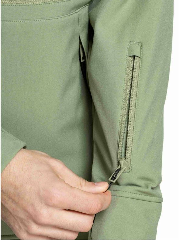 Meatfly Meatfly мъжко softshell яке Jax Olive / Black |